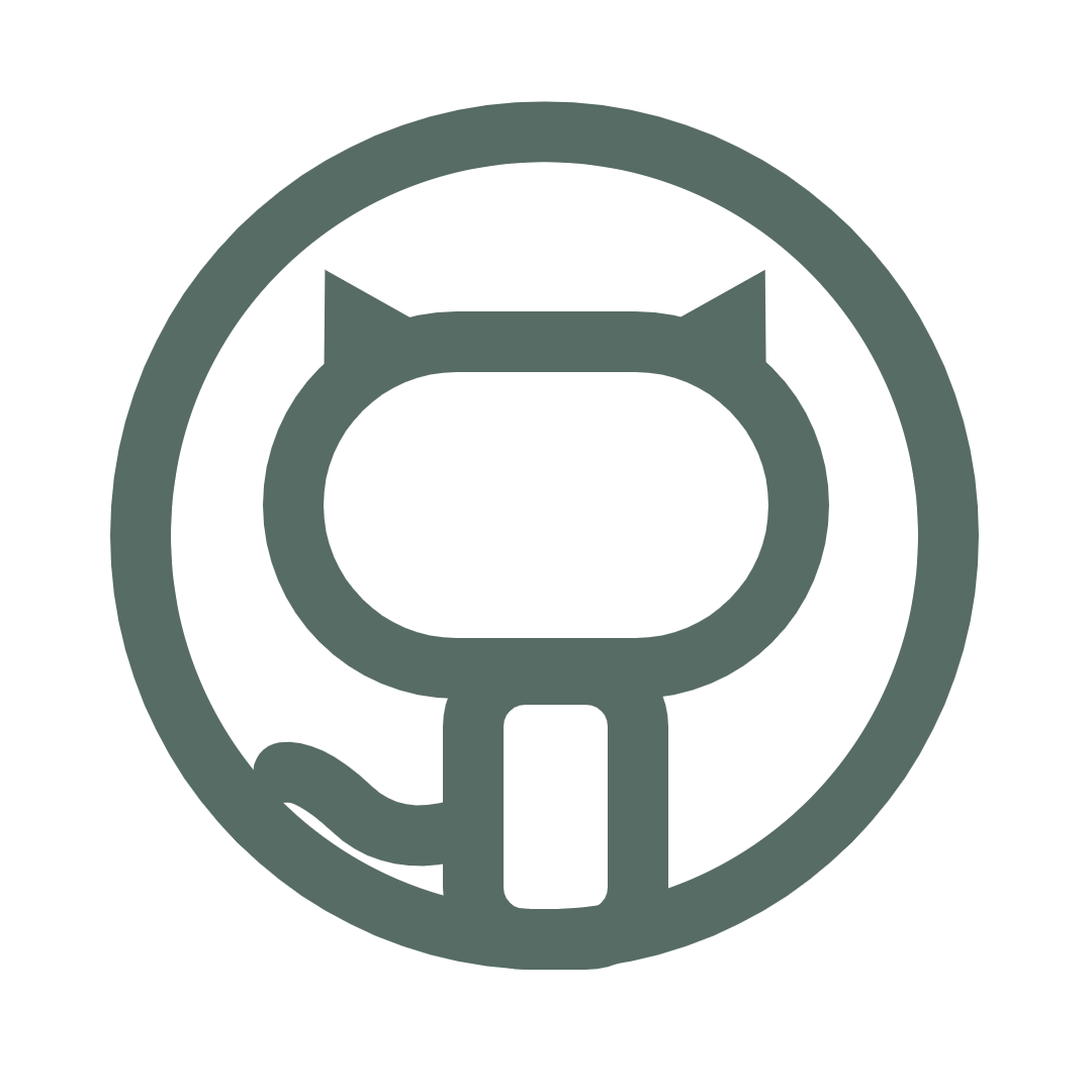 Button mit Link zum Github-Account.